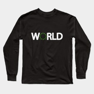 World artistic text design Long Sleeve T-Shirt